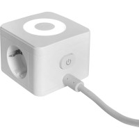 Удлинитель EKF "Куб" 2 гнезда 2USB 2,4А+Type C + Ночник 1,3 метра 1мм2 UBA-CUB-2-TC