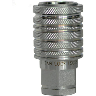 TITAN LOCK 1/2 in, БРС серия M, ISO 5675, розетка с метрической внутр. резьбой, оцинк. сталь TL4M-SF/22X1.5