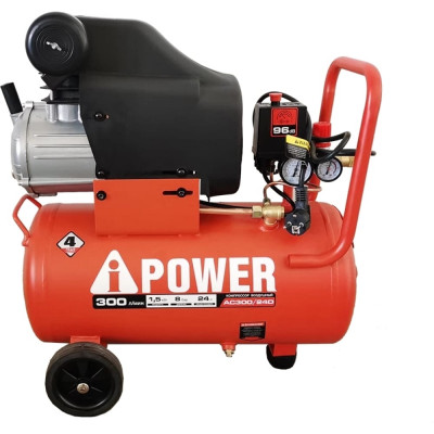 A-iPower Компрессор поршневой масляный AC300/24D 50103