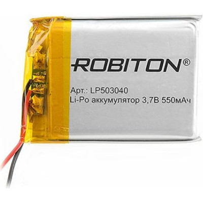 ROBITON Аккумулятор LP503040 3.7В 550мАч 14075