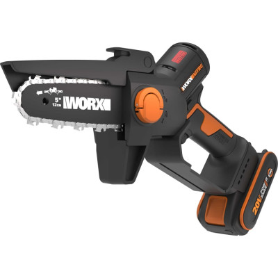 WORX Пила аккумуляторная бесщёточная, 20В, 12см, 2Ач х1, ЗУ 2А WG325E