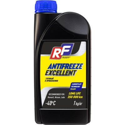 RUSEFF 17371N Антифриз ANTIFREEZE EXCELLENT OAT 1кг 17371N