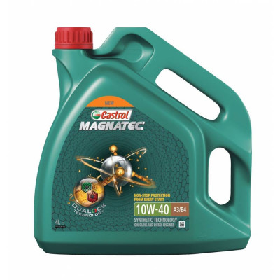 Полусинтетическое моторное масло Castrol Magnatec 10w40 А3/В4 DUALOCK 15CA24