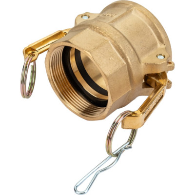 TITAN LOCK 2in Камлок типа D розетка, внутр. резьба BSP (латунь) TL200DBR