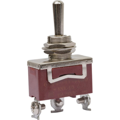 REXANT Однополюсный тумблер 250V 15A ON-OFF-ON (3c), 10 шт. 36-4152
