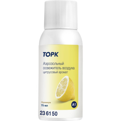 TORK Аэрозольный освежитель воздуха арт 236150 75 мл, цитрусовый А1 25623