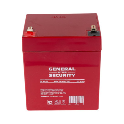 General Security Аккумуляторная батарея GS4.5-12 12В 4,5 Ач УТ-00001380