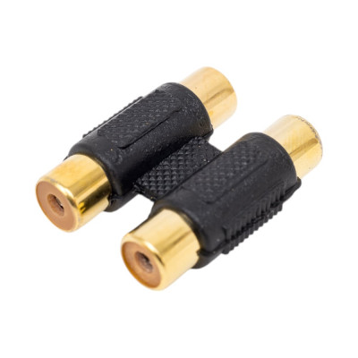 Pro Legend Переход 2 x RCA гнездо - 2 x RCA гнездо пластик Gold, Gold, PL2285