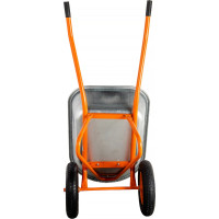 Gigant Тачка строительная двухколесная 110л, 200 кг пневматические колеса GX-02