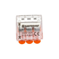 Gigant 3-х проводная клемма 6 шт/уп GCT-221-413-6