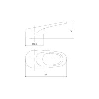 IDDIS Ручка для смесителя, 35 мм, хром, , 99435C49SM