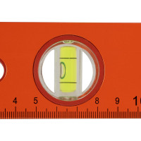 Алюминиевый уровень SPARTA,1500 мм,3 глазка, желтый, линейка// 330355