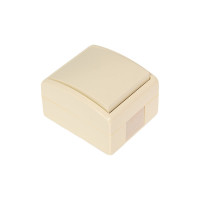 Выключатель с подсветкой IP54, Слоновая кость Simon 1594104-031