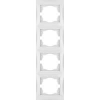 Четырехпостовая вертикальная белая рамка TDM ELECTRIC Лама SQ1815-0035