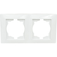 Двухпостовая вертикальная рамка, белая TDM ELECTRIC Лама SQ1815-0033