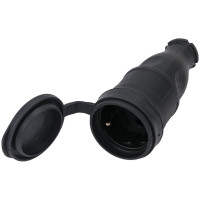 Переносная розетка TP Electric каучук 2P+E, 1х16A, 220-240V, IP44 3101-304-0300