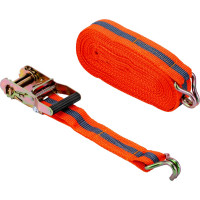 Багажный ремень с крюками, 0,38х10м, храповый механизм Automatic STELS 54366