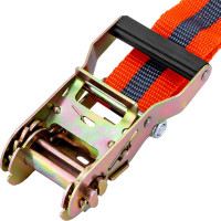 Багажный ремень с крюками, 0,38х10м, храповый механизм Automatic STELS 54366