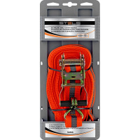 Багажный ремень с крюками, 0,38х10м, храповый механизм Automatic STELS 54366