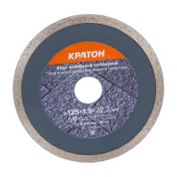 Круг алмазный сплошной HOBBY (125х22.2х1.9 мм) Кратон 1 08 04 002