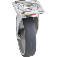 Колесо с вращающейся опорой, пластиной крепления и передним тормозом (150 мм; 140 кг) Tellure rota 716604