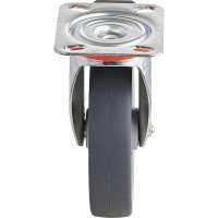 Колесо с вращающейся опорой, пластиной крепления и передним тормозом (150 мм; 140 кг) Tellure rota 716604