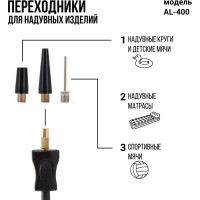 Металлический автомобильный компрессор ALLIGATOR AL-400
