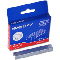 Скоба закаленная ТИП 53 (1000 шт/уп; 8 мм) для мебельного степлера EUROTEX 032332-008