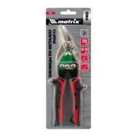 Ножницы по металлу Matrix PRO 250 мм, правый рез, сталь CRMO, двухкомпонентные рукоятки 78324