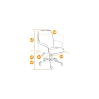 Кресло TetChair YORK флок коричневый 6 13860