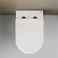 Унитаз соло Ceramicanova MIA Rimless с крепежом, с сиденьем-крышкой с микролифтом CN1810