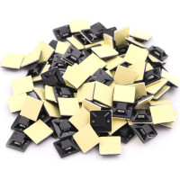 Самоклеящаяся площадка для крепления стяжек 5bites 25x25 мм, 50 шт. CTM2525-50BK