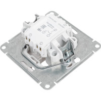 2-клавишный механизм выключателя Systeme Electric скрытой проводки W59 10А IP20 10AX белый VS510-252-1-86