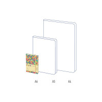 Записная книжка BERLINGO Geometry А6, 80 листов, кожзам, с рисунком NB0_92602