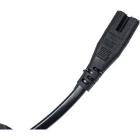 Кабель питания 5bites IEC-320-C7 - CEE 7/16 восьмерка 220V сечение 2x0.50мм2 VDE 1.8м PC305-18A