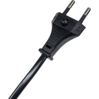Кабель питания 5bites IEC-320-C7 - CEE 7/16 восьмерка 220V сечение 2x0.50мм2 VDE 1.8м PC305-18A