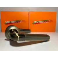 Дверная ручка MORELLI "Мозаика" MH-11 MAB/AB, цвет - бронза/ античная бронза 9008565