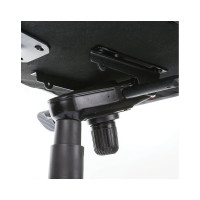 Кресло руководителя Helmi HL-ES04 Strength повышенной прочности, кожа черная, хром 282340