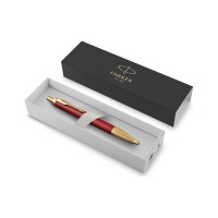 Шариковая ручка Parker IM Premium Red GT синяя, 1.0 мм, подарочная упаковка 2143644