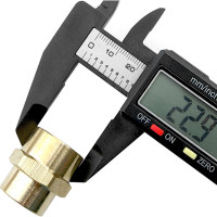 Муфта Профитт латунная переходная пневмо 1/2" ВР х 3/8" ВР, 10 шт  9276027