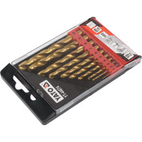 Набор сверл по металлу HSS-TiN 1-10 мм, 10 предметов YATO YT-44674