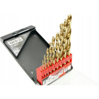 Набор сверл по металлу HSS-TiN 1-10 мм, 10 предметов YATO YT-44674