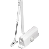 Дверной доводчик DORF 130 кг, белый L8225_white