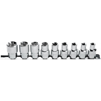 Набор торцевых головок HOEGERT TECHNIK Torx 1/2, 9 шт. HT1A880
