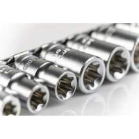 Набор торцевых головок HOEGERT TECHNIK Torx 1/2, 9 шт. HT1A880
