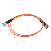 Патч-корд Hyperline FC-D2-62-ST/PR-ST/PR-H-1M-LSZH-OR волоконно-оптический (шнур) MM 62.5/12 239537