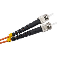 Патч-корд Hyperline FC-D2-62-ST/PR-ST/PR-H-1M-LSZH-OR волоконно-оптический (шнур) MM 62.5/12 239537