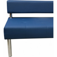 Секция дивана Мягкий офис Сатурн трехместная синяя СТР701СН