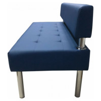 Секция дивана Мягкий офис Сатурн трехместная синяя СТР701СН