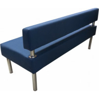 Секция дивана Мягкий офис Сатурн трехместная синяя СТР701СН